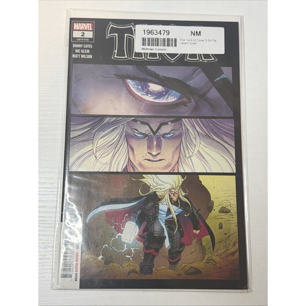 THOR #2 NIC KLEIN 5TH PRINT EXCLUSIVE VIRGIN VARIANT 2021 MARVEL COMICS NM